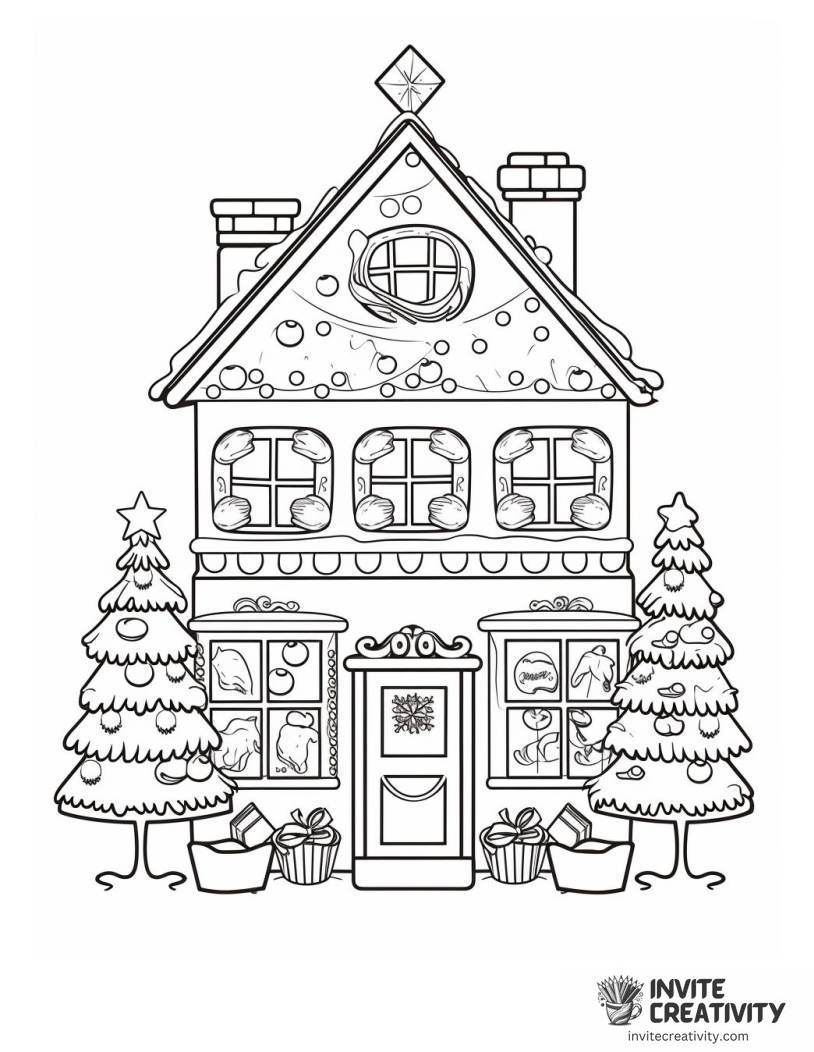 Christmas Eve Coloring page