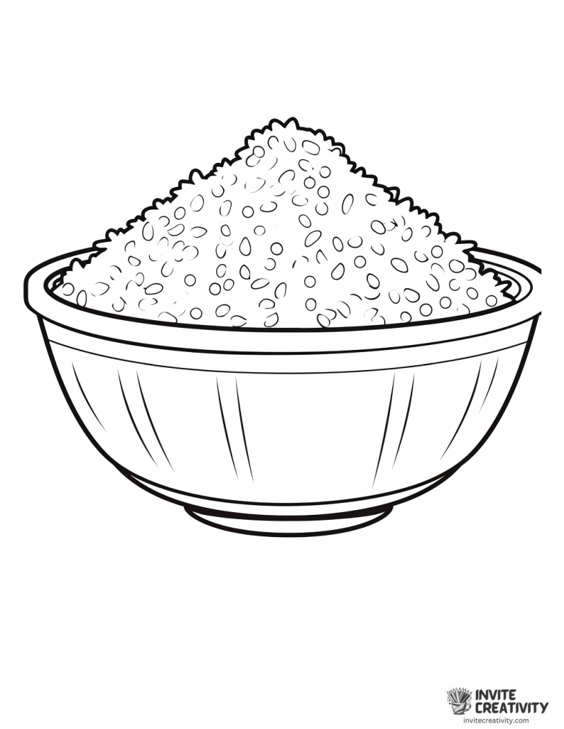 Hawaiian shaved ice coloring page