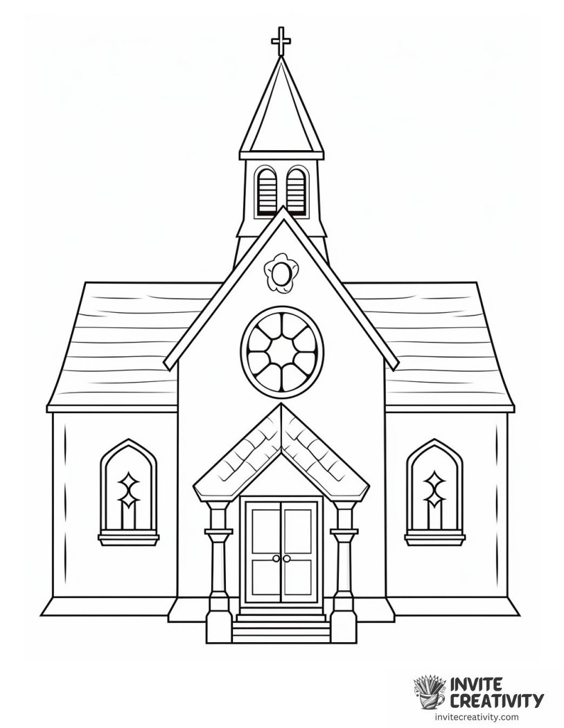Religious Christmas Coloring page