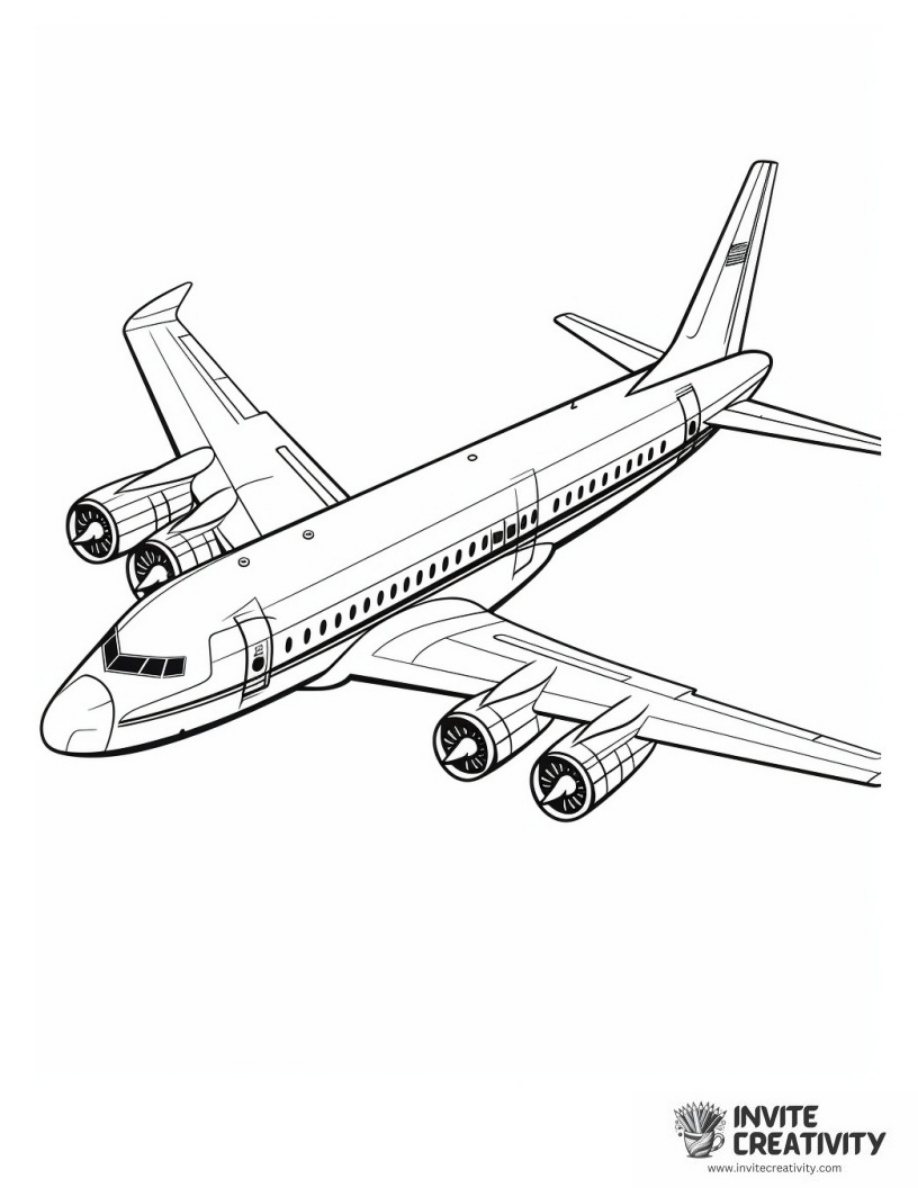 Airplane Coloring Pages