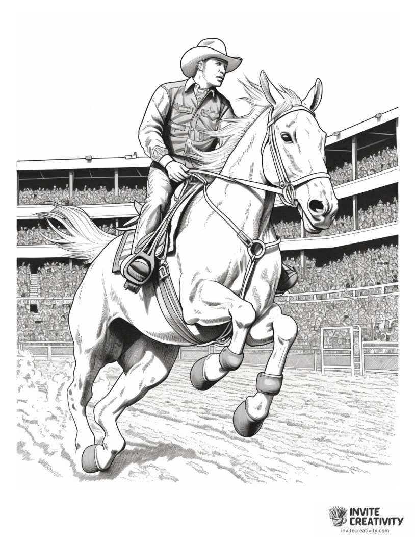 american rodeo illustration