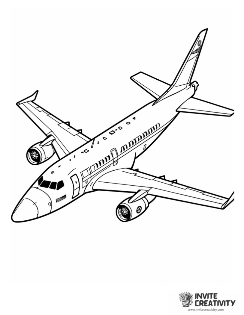 army jet coloring sheet