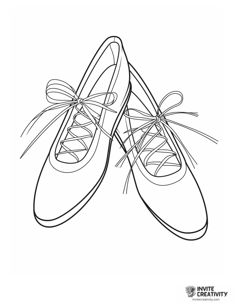 ballet shoes illustration