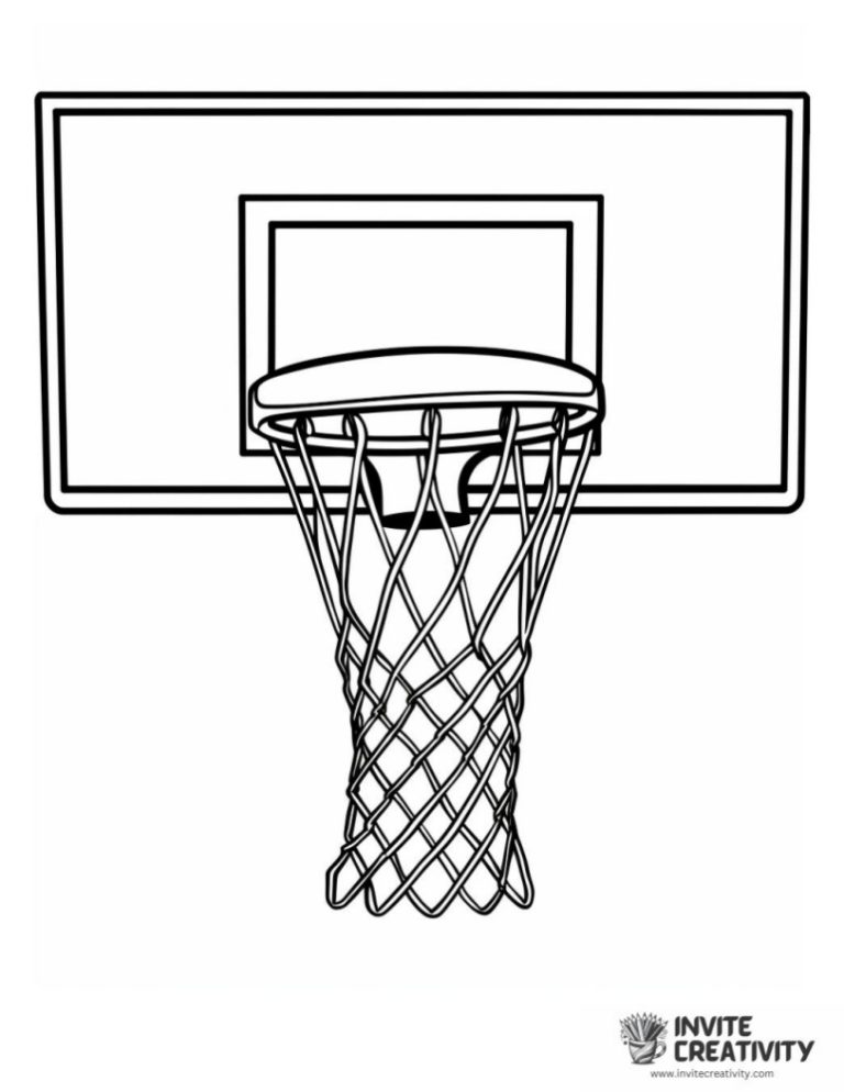 Basketball Coloring Pages (Free Printable PDFs) - Invite Creativity