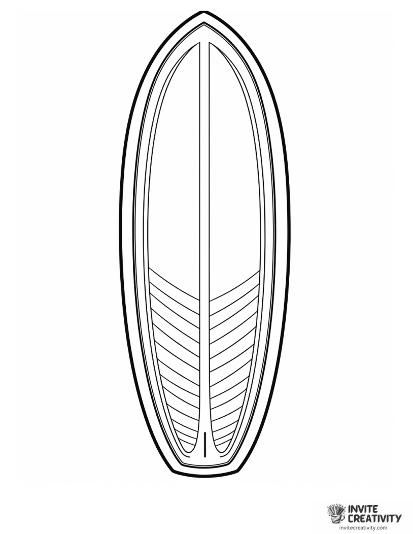 blank surfboard