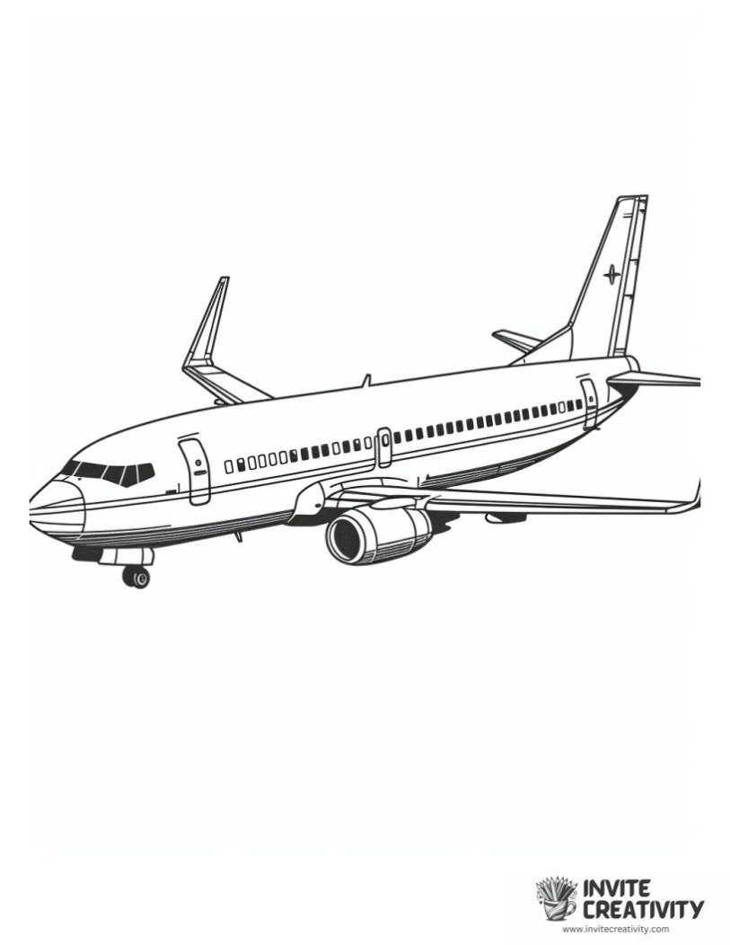 boeing 737 outline