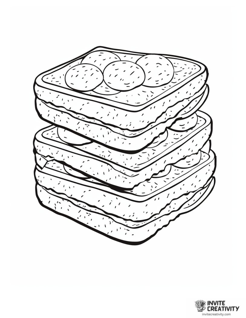 bread toast illustration