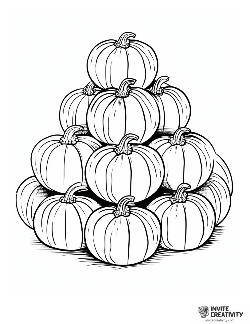 bunch of watermelons coloring page