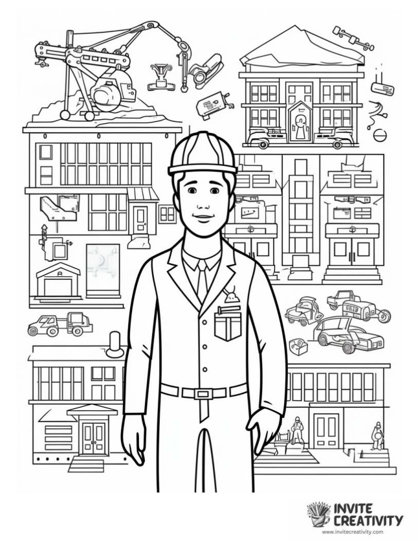 careers coloring page