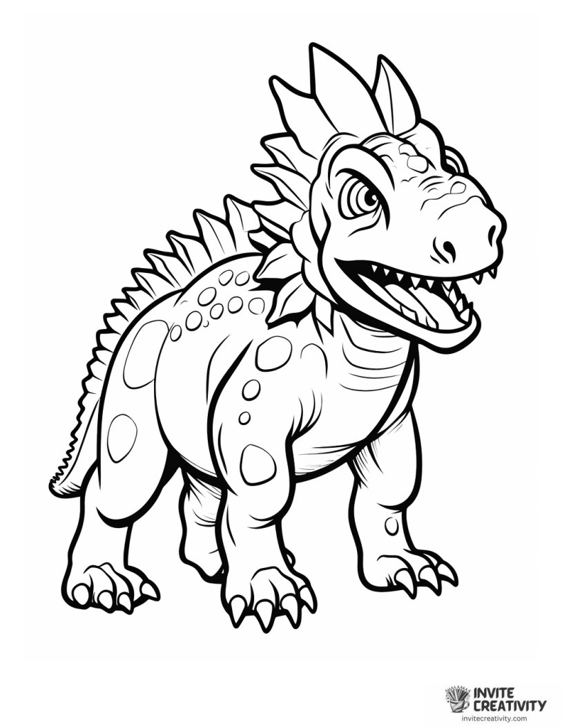 carnotaurus easy to color