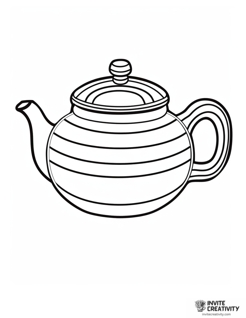ceramic teapot to color
