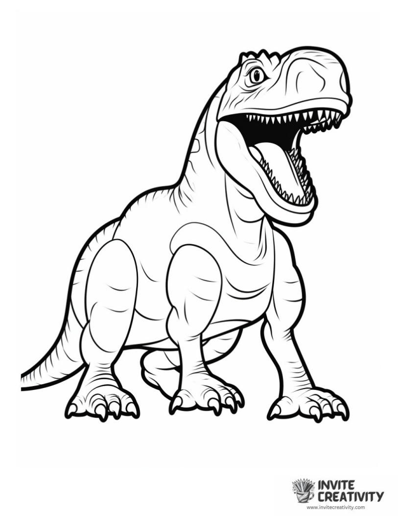 ceratosaurus coloring page