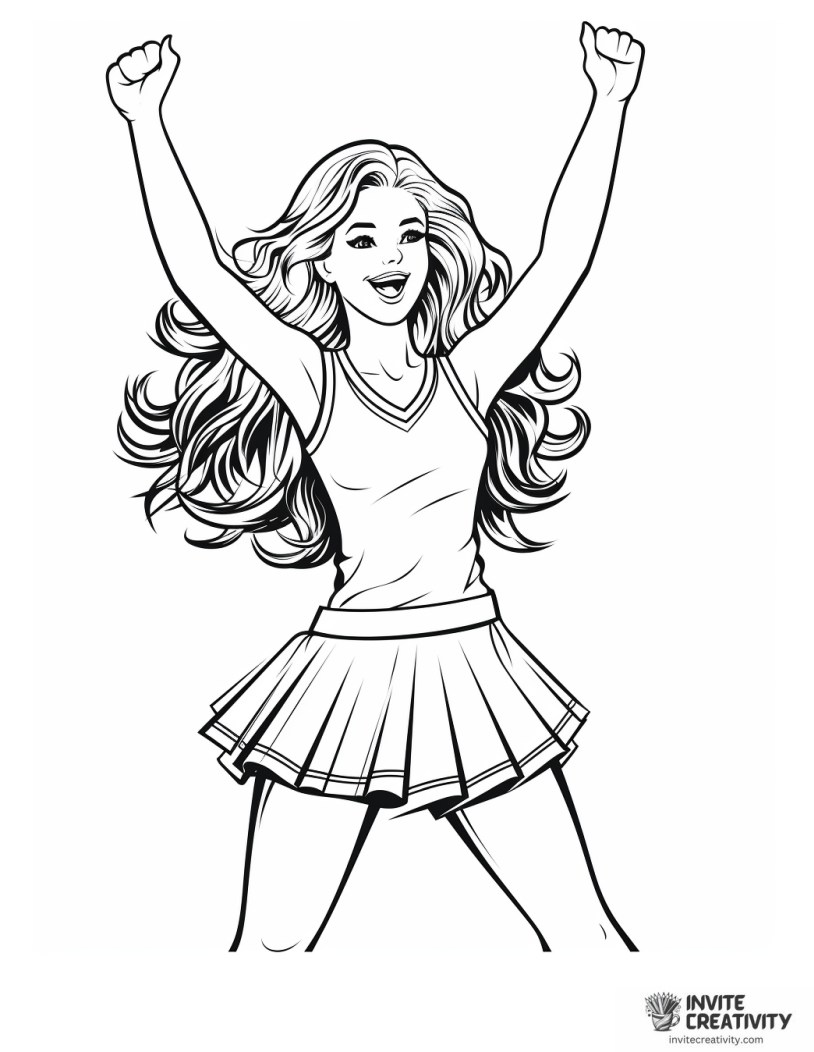 cheerleading illustration