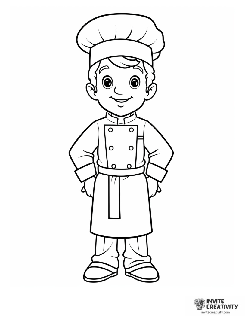 chef wearing an apron