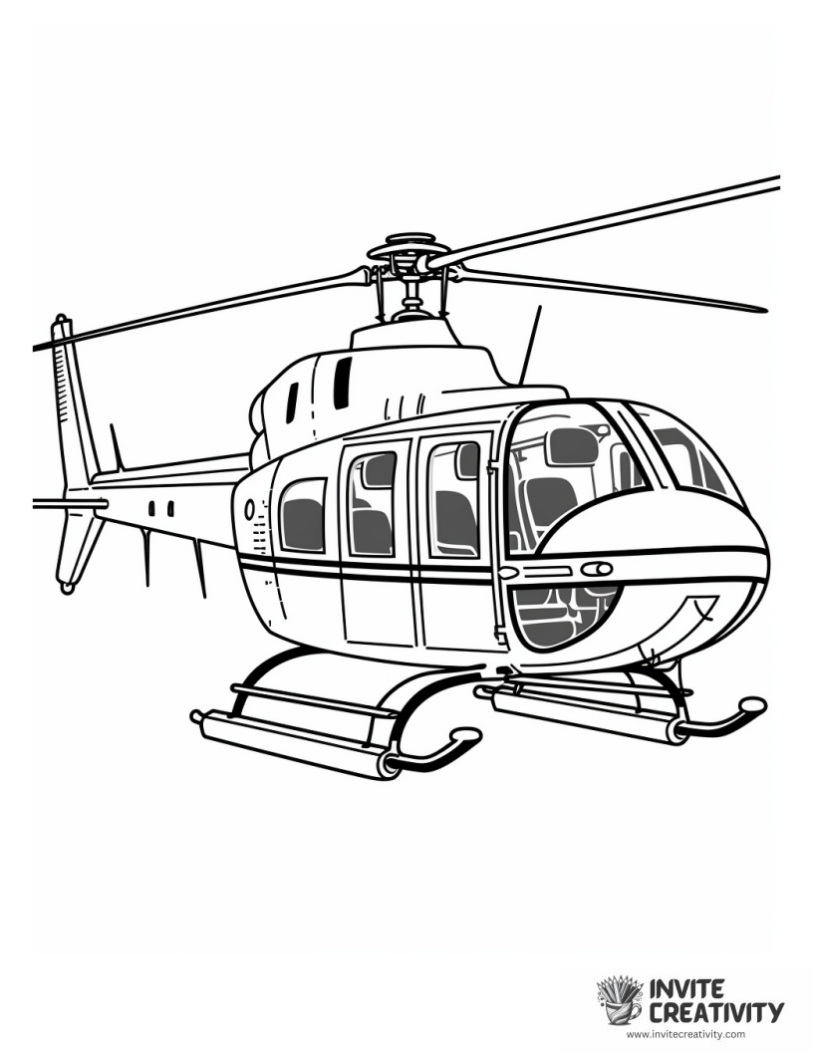 chopper coloring page