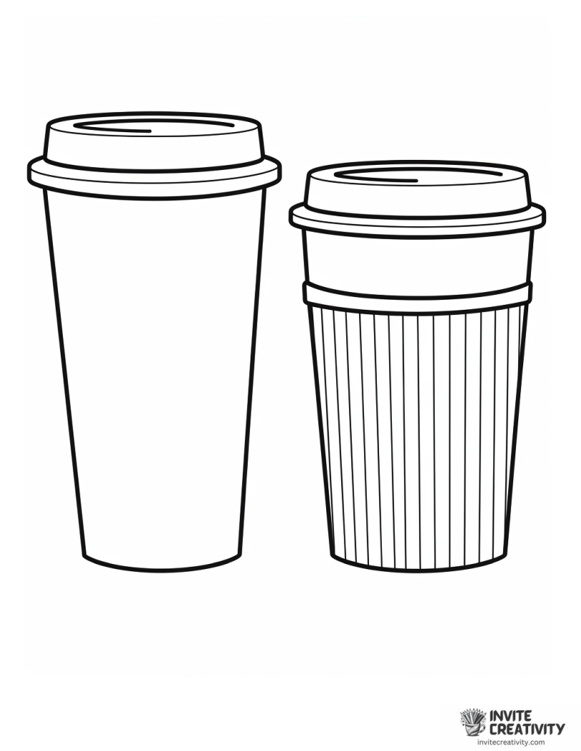 coffee mugs illustration