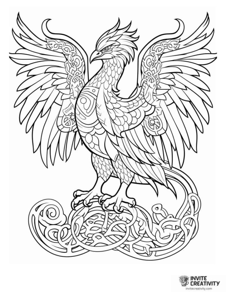 Phoenix Coloring Pages (Free Printable PDFs) - Invite Creativity