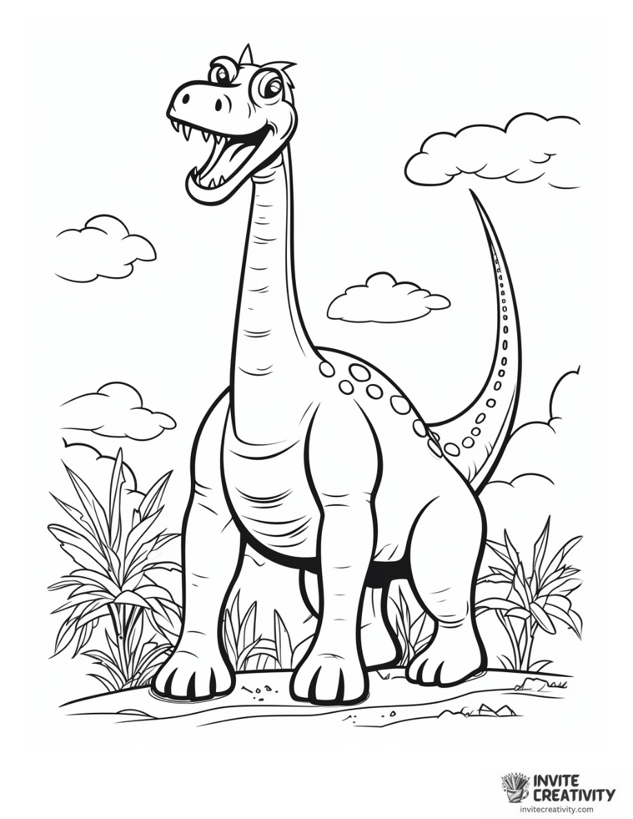 Brachiosaurus Coloring Pages