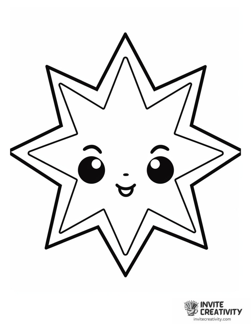 cute snowflake Coloring page
