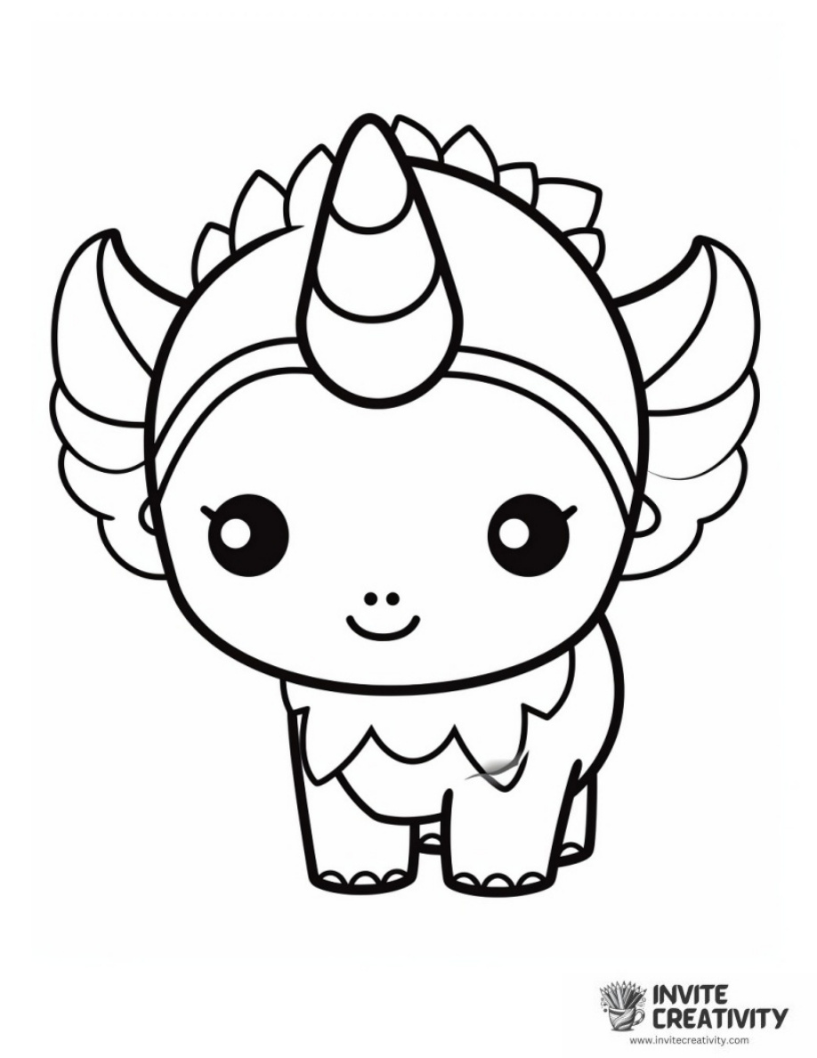 Cute Triceratops