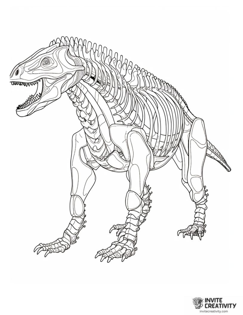 detailed carnotaurus anatomy