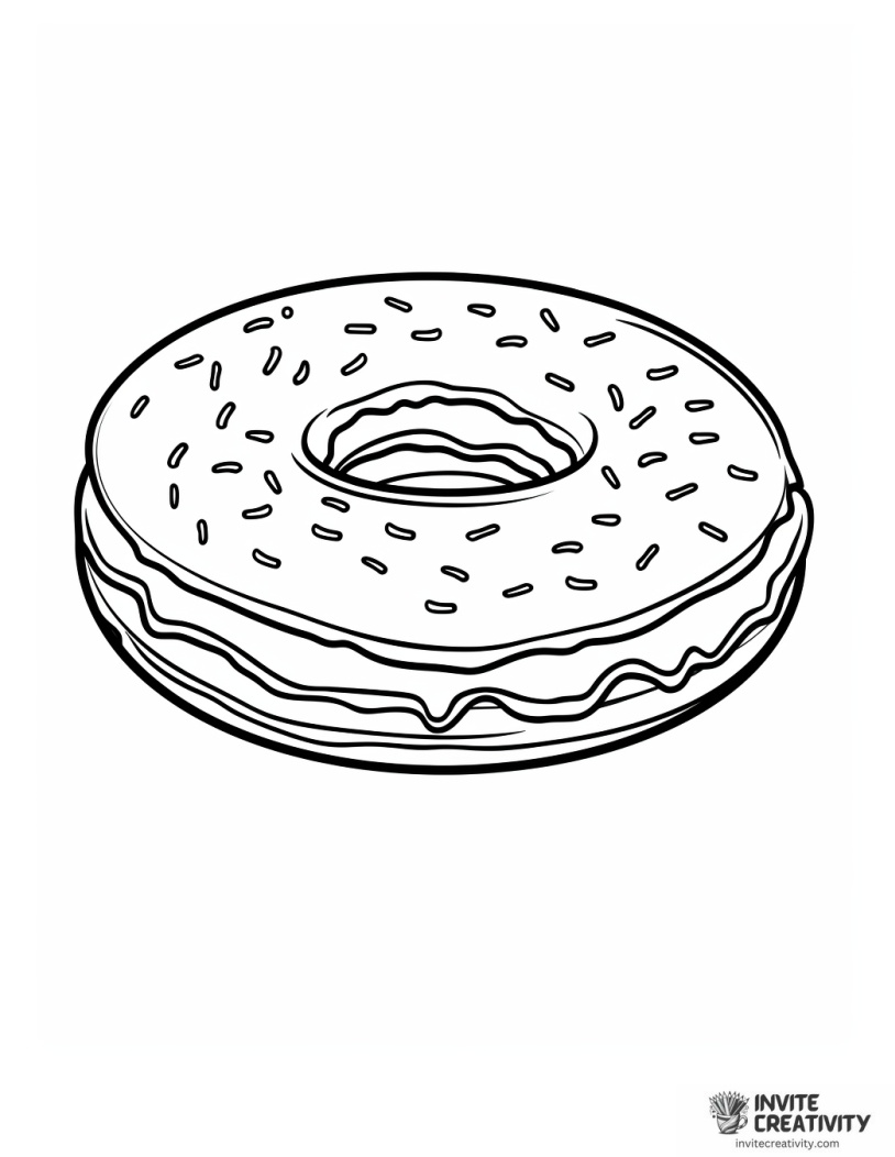 detailed donut illustration