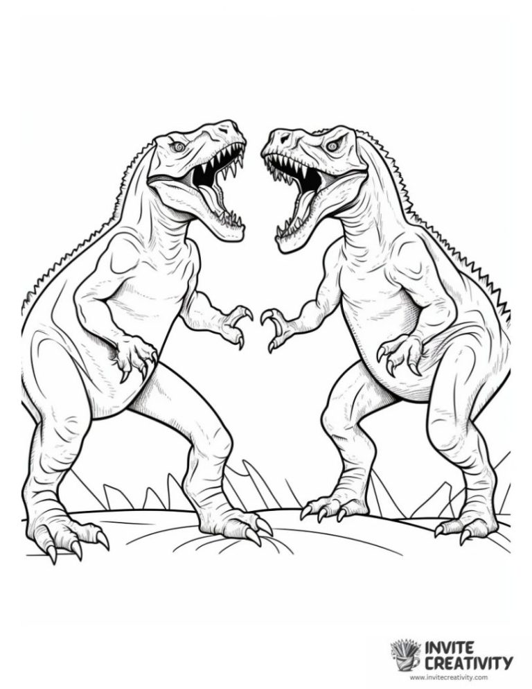 Dinosaurs Coloring Page Collection by Invite Creativity