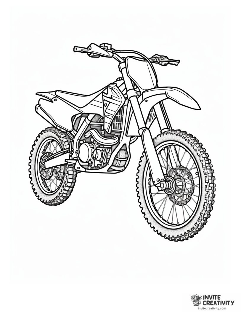 dirt bike illustration