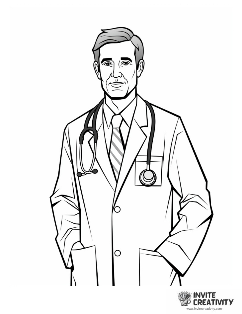 doctor coloring page