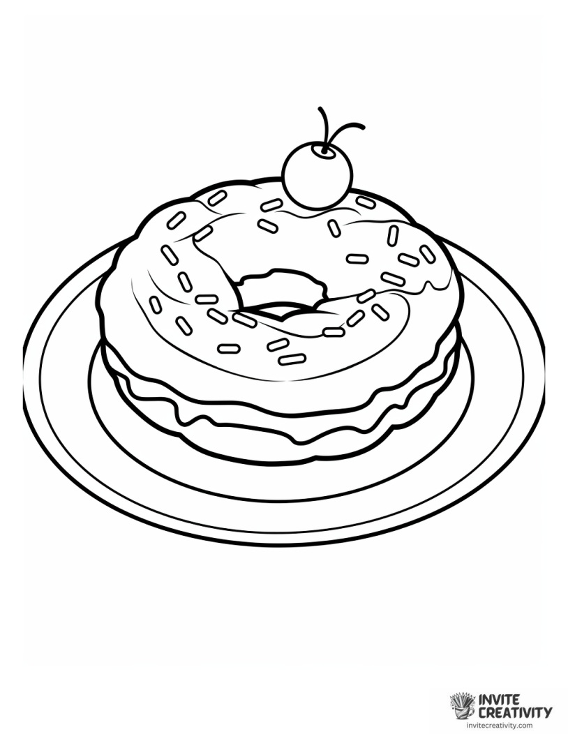 donut to color