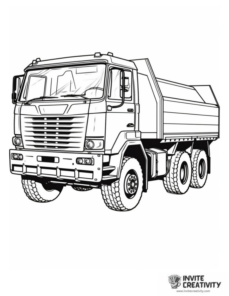 Dump Truck for Preschool Easy