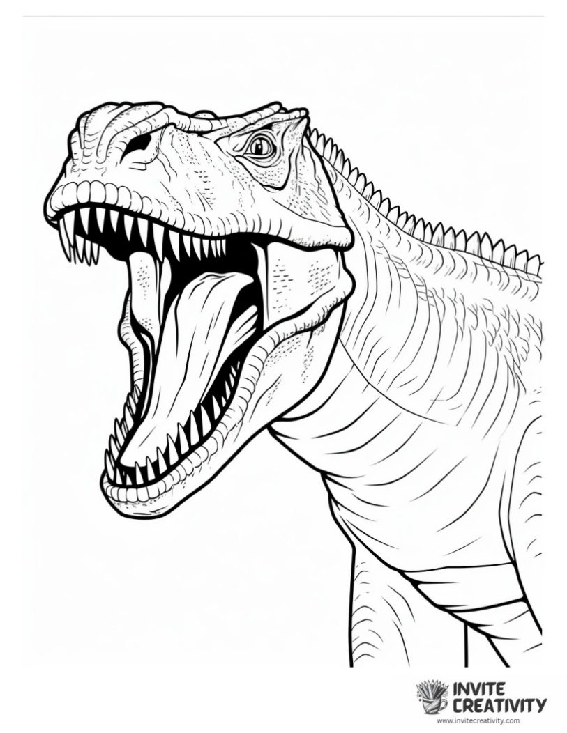fierce indominus rex to color