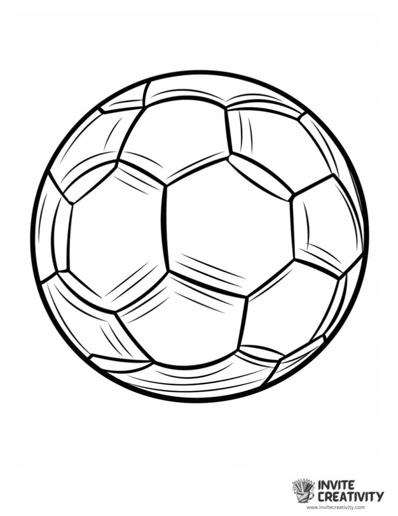 football sport coloring page