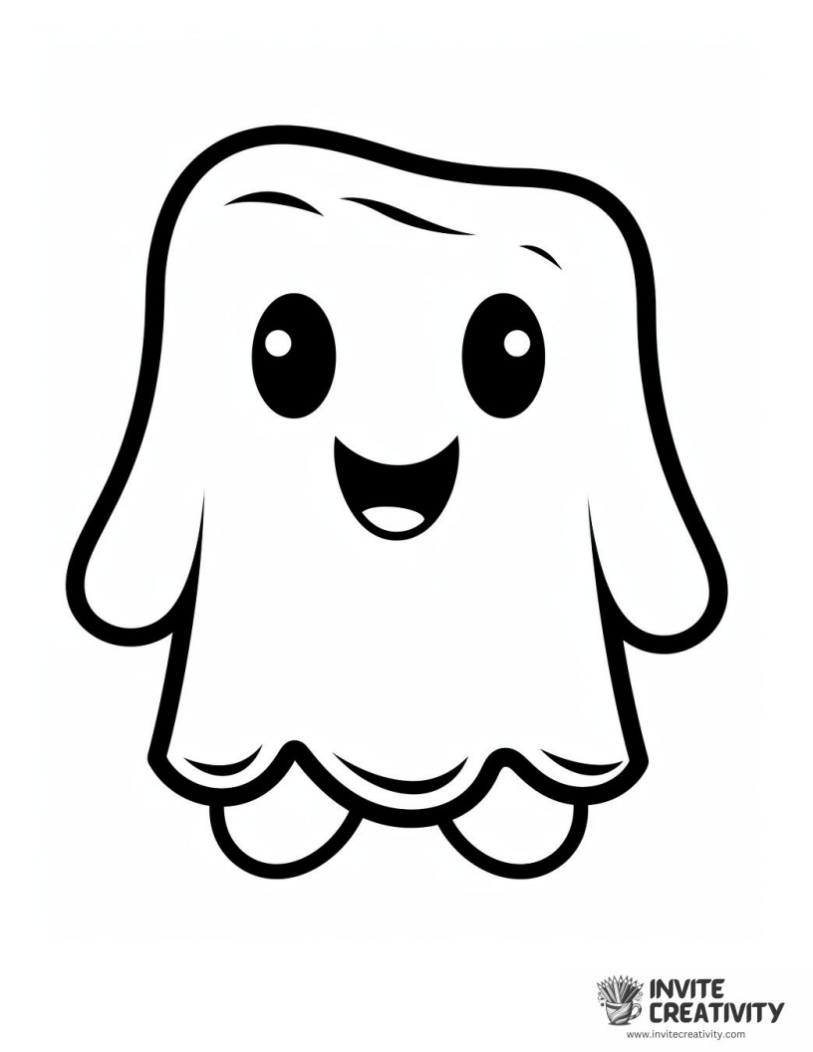 ghost coloring sheet