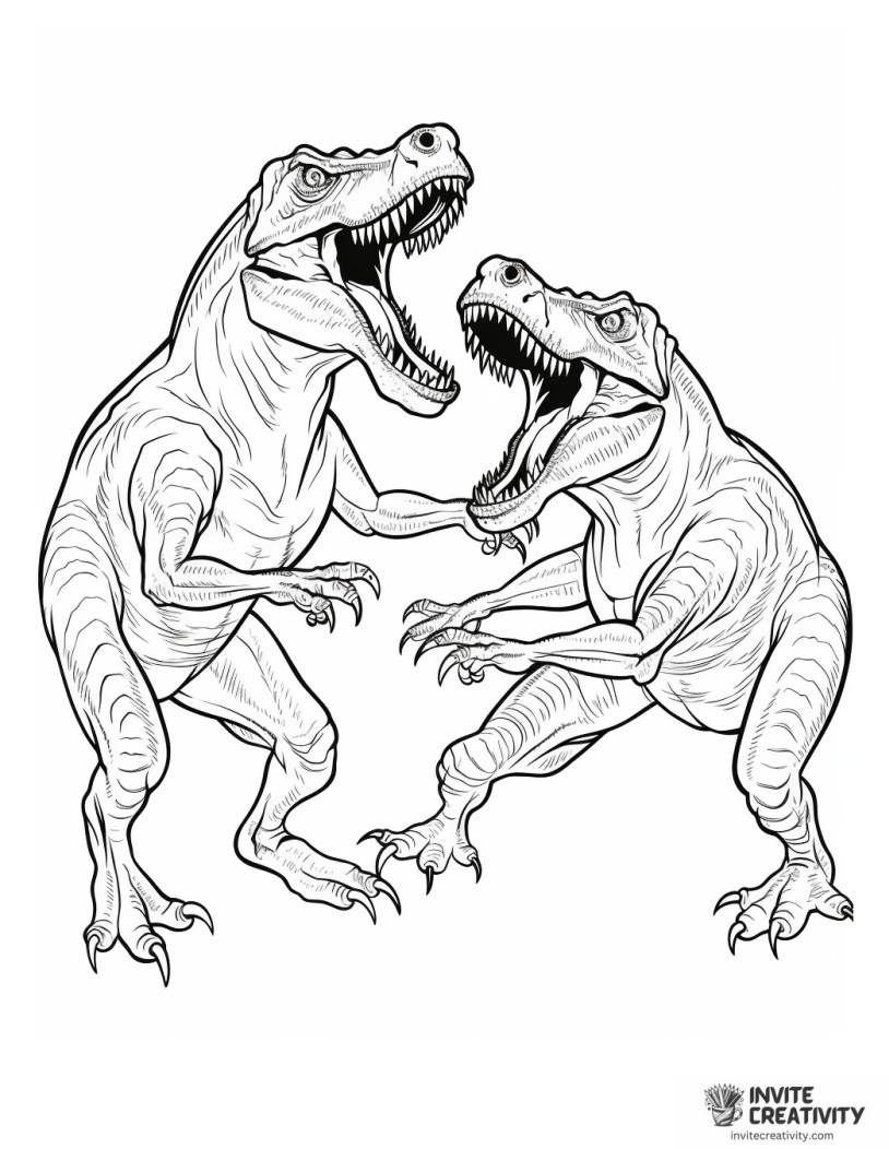giganotosaurus fighting