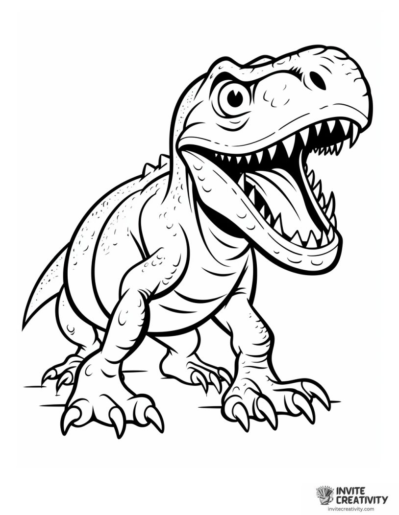 giganotosaurus for kids to color