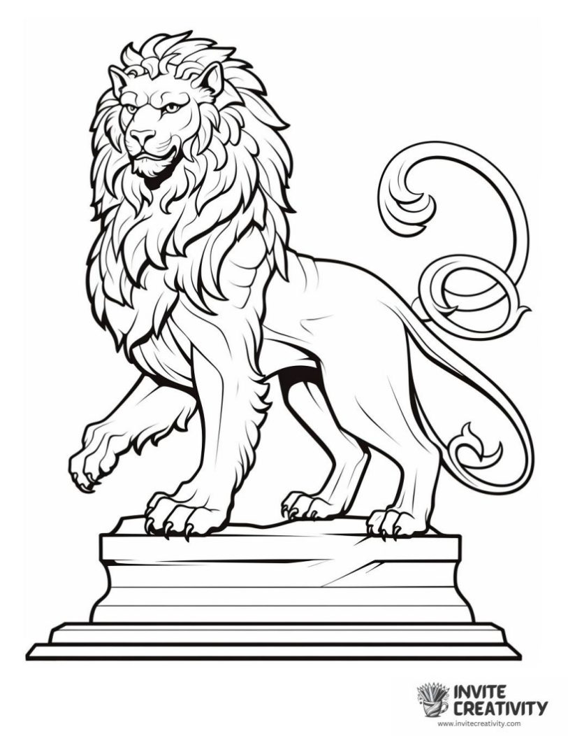 griffin coloring page