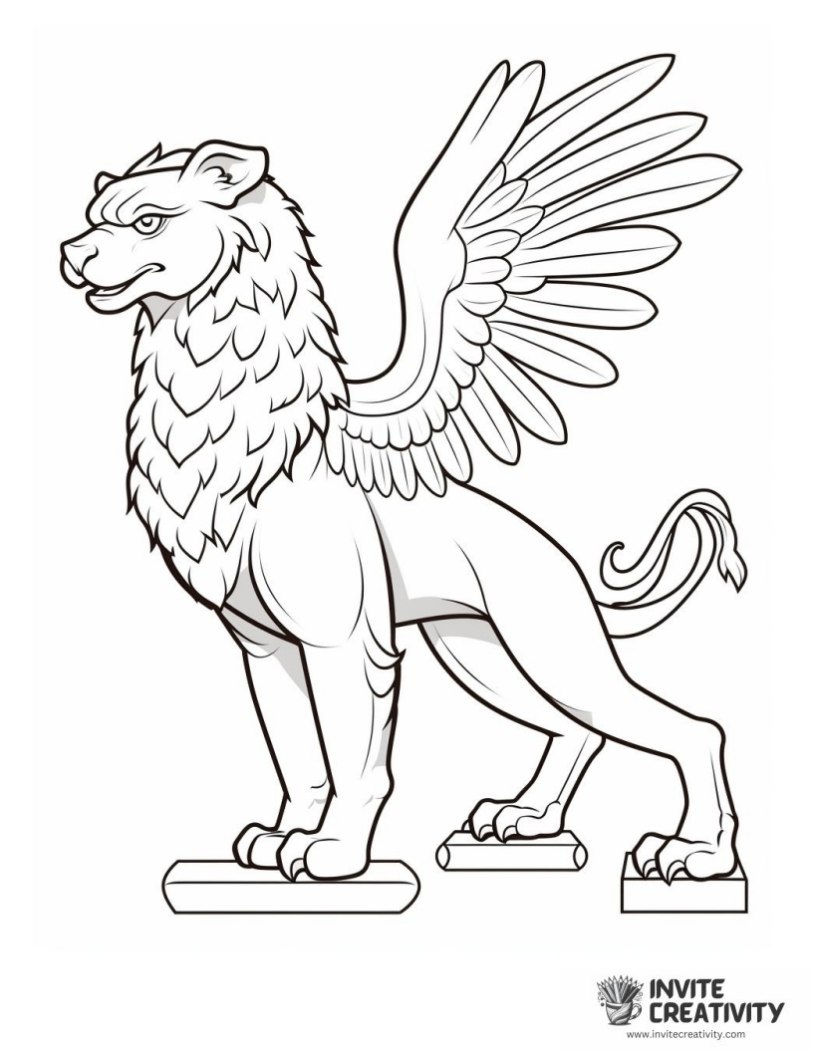 griffin coloring sheet