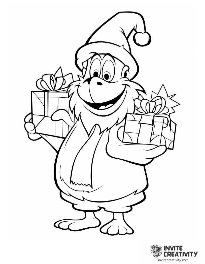 grinch Coloring page