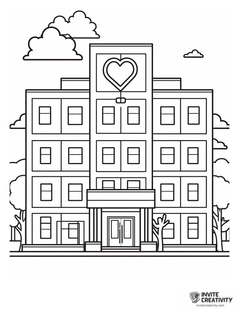 healthcare coloring page