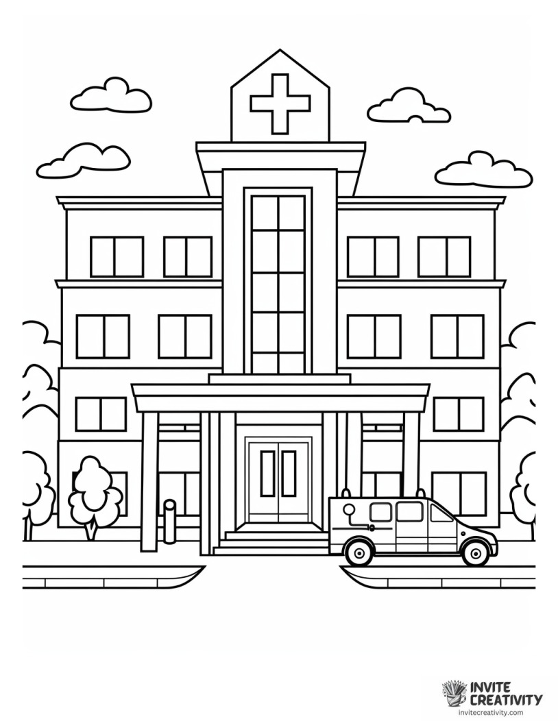 healthcare coloring sheet