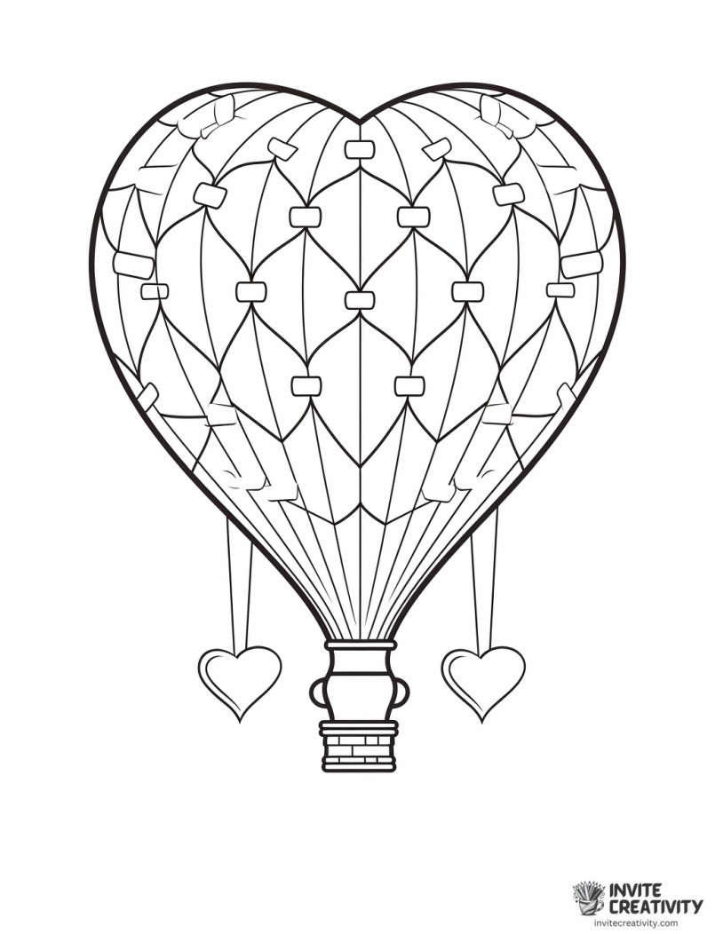 heart shaped balloon illustration