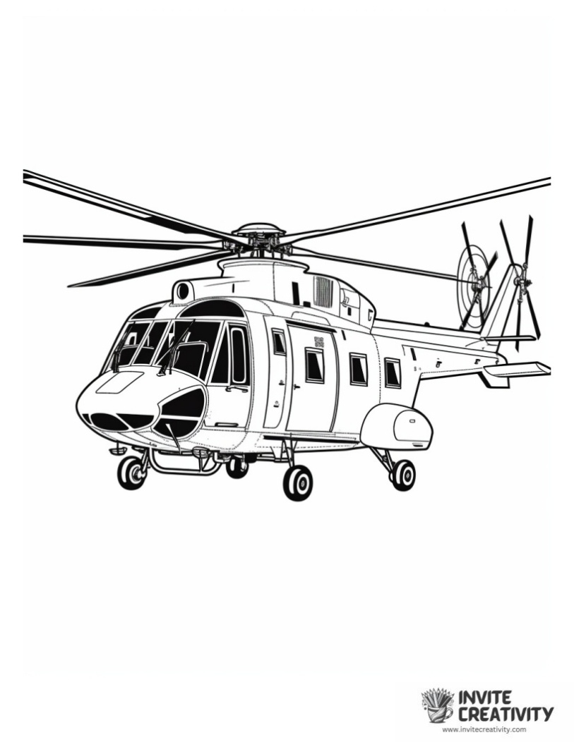 helicopter to color