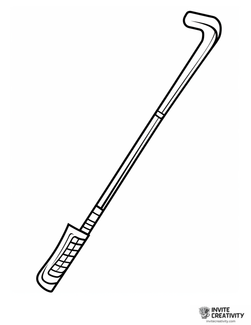 hockey stick illustration