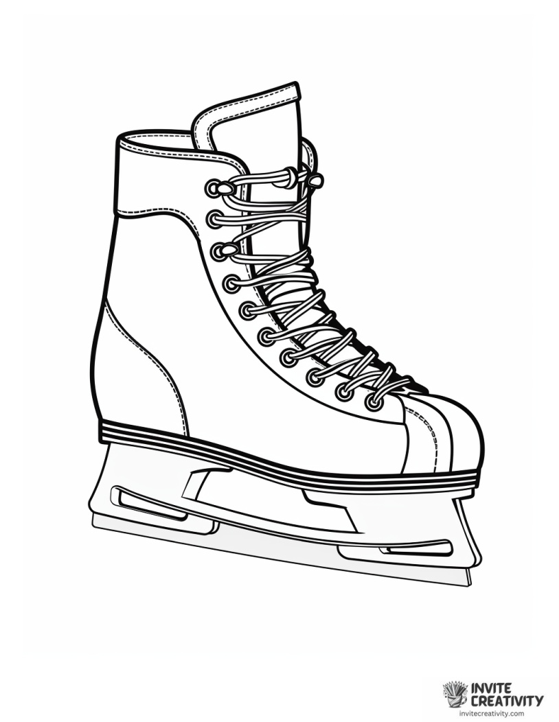ice skates illustration