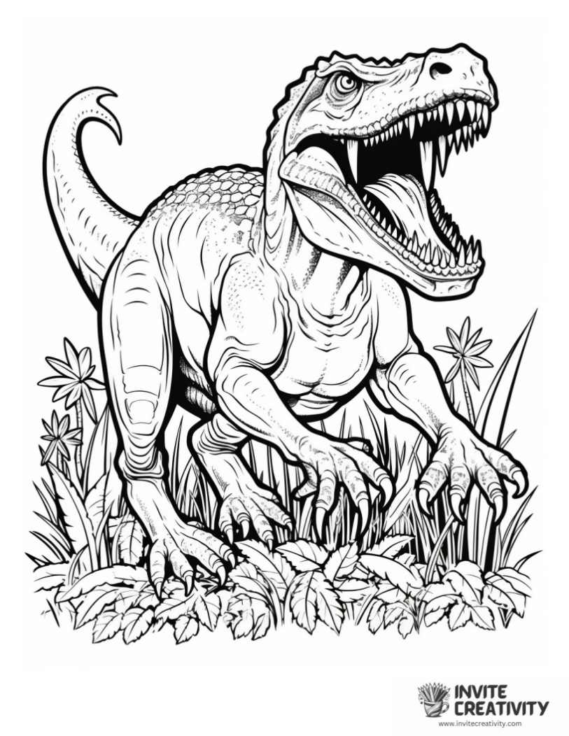 indominus rex coloring sheet