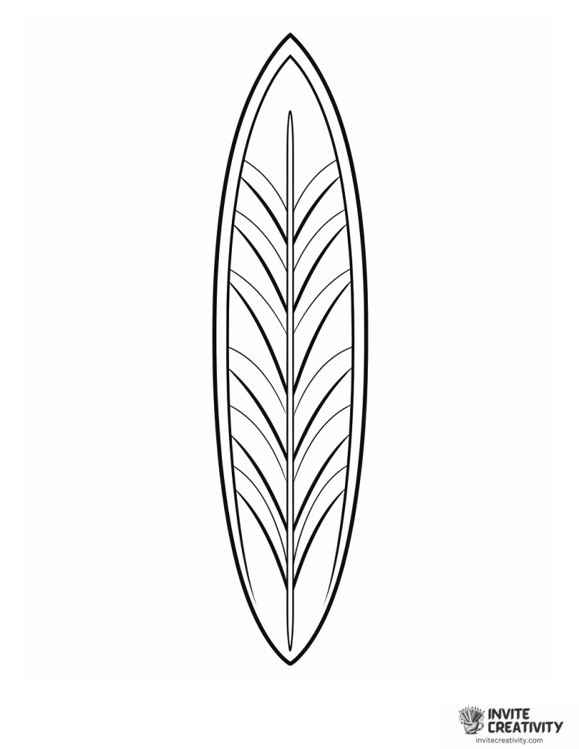 long surfboard to color