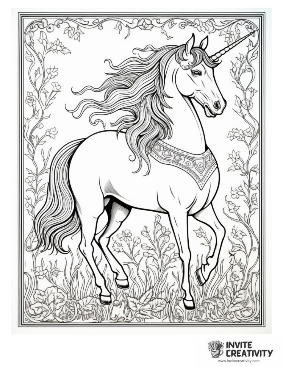 Magical Unicorn Detailed