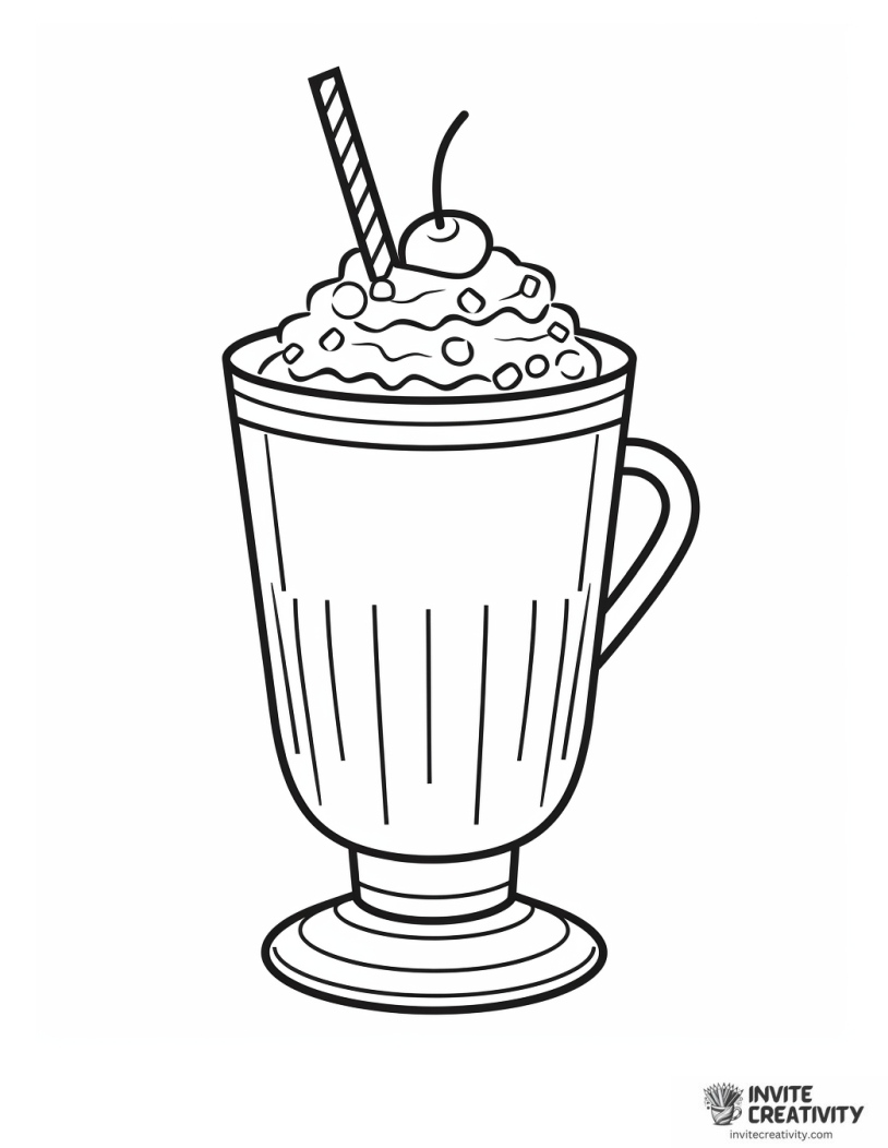 milkshake illustration