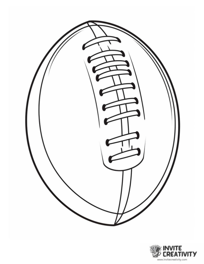 nfl football ball to color